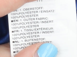 Erima Mens Blue Football T-Shirt S Athletic Fit