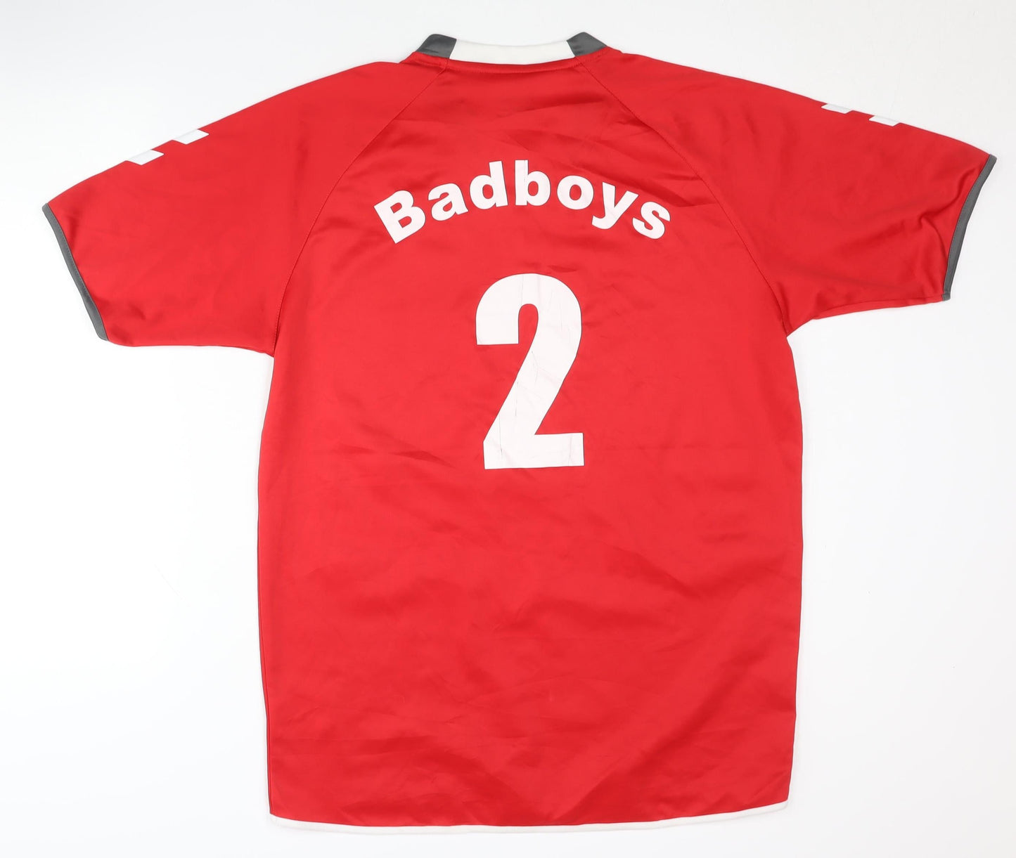 Hummel Men's Red Football T-Shirt L