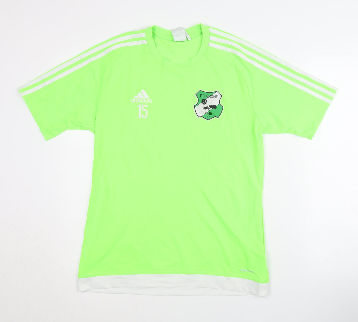 Adidas Men's Green Football Jersey Size S