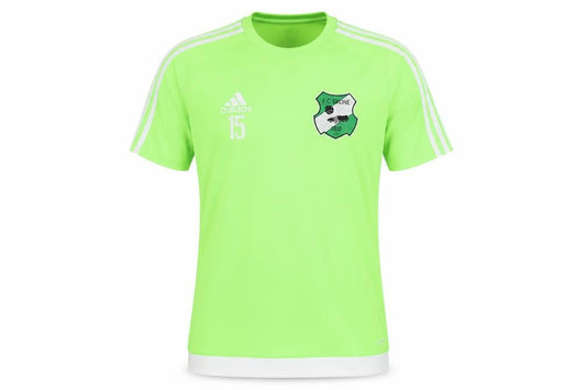 Mens UK Size S adidas Green Football T-Shirt