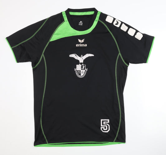 Erima Men's Black Sports Jersey Size L