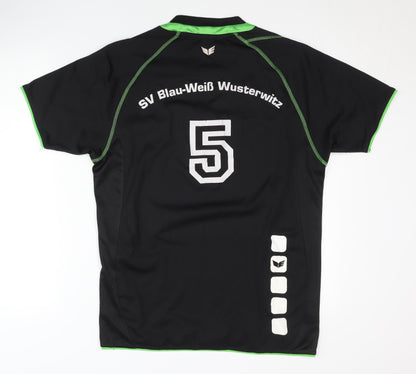 Erima Men's Black Sports Jersey Size L