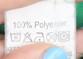 Nike Men's Green Football Jersey, L, Athletic Fit