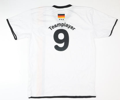 Mens UK Size XL Unknown White Football T-Shirt