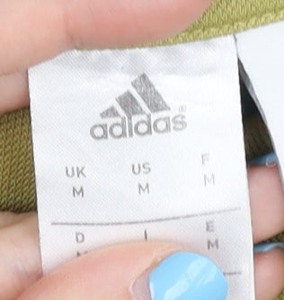 Adidas Men's Green Polo Shirt M Football Jersey