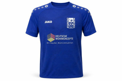 Mens UK Size L JAKO Blue Football Jersey
