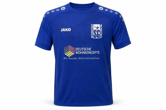 Mens UK Size L JAKO Blue Football Jersey