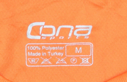 Dona Sports Men's Orange T-Shirt, M, Activewear