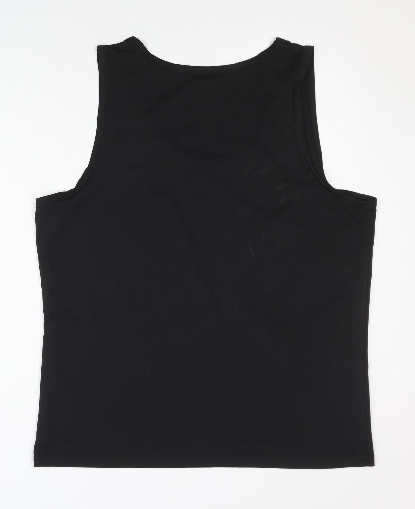 Men's Black Tank Top - Large, Basic Style, Activewear