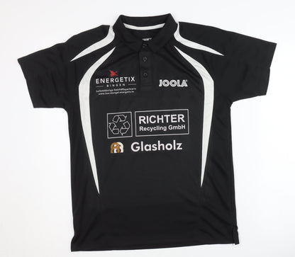 Joola Men’s Black XS Polo Shirt for Table Tennis