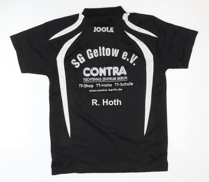 Joola Men’s Black XS Polo Shirt for Table Tennis