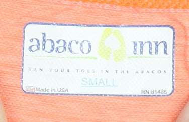 Abaco Inn Women's Orange T-Shirt, Size S - Casual Comfort