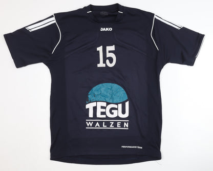 JAKO Men's Football Blue Jersey L