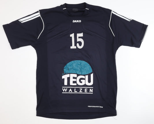 JAKO Men's Football Blue Jersey L