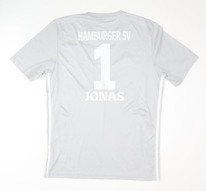 Adidas Men's Grey Football Jersey M