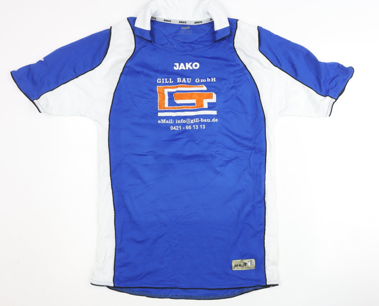 JAKO Men's Blue Football Jersey T-Shirt Medium