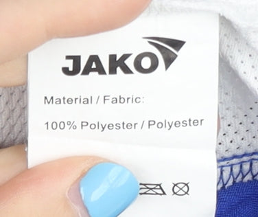 JAKO Men's Blue Football Jersey T-Shirt Medium