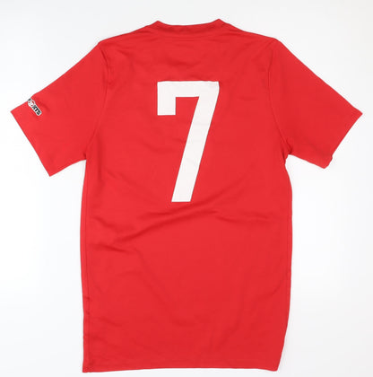 Nike Men's Red Football Jersey, Size M, Breathable