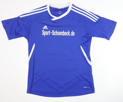 Adidas Men's Blue Football Jersey L Athletic