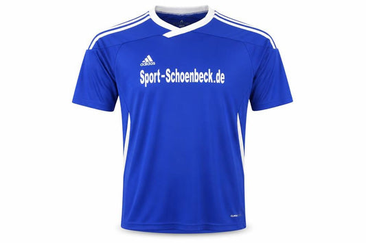 Mens UK Size L adidas Blue Football T-Shirt