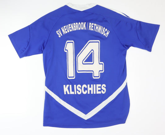 Adidas Men's Blue Football Jersey L Athletic