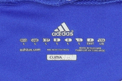 Adidas Men's Blue Football Jersey L Athletic