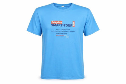 Mens UK Size XL Awdis Blue Fitness Gym & Training T-Shirt