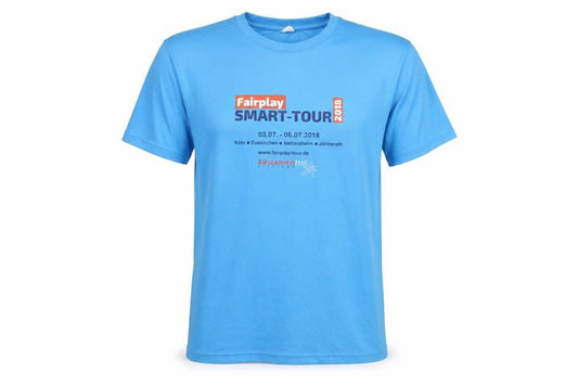 Mens UK Size XL Awdis Blue Fitness Gym & Training T-Shirt