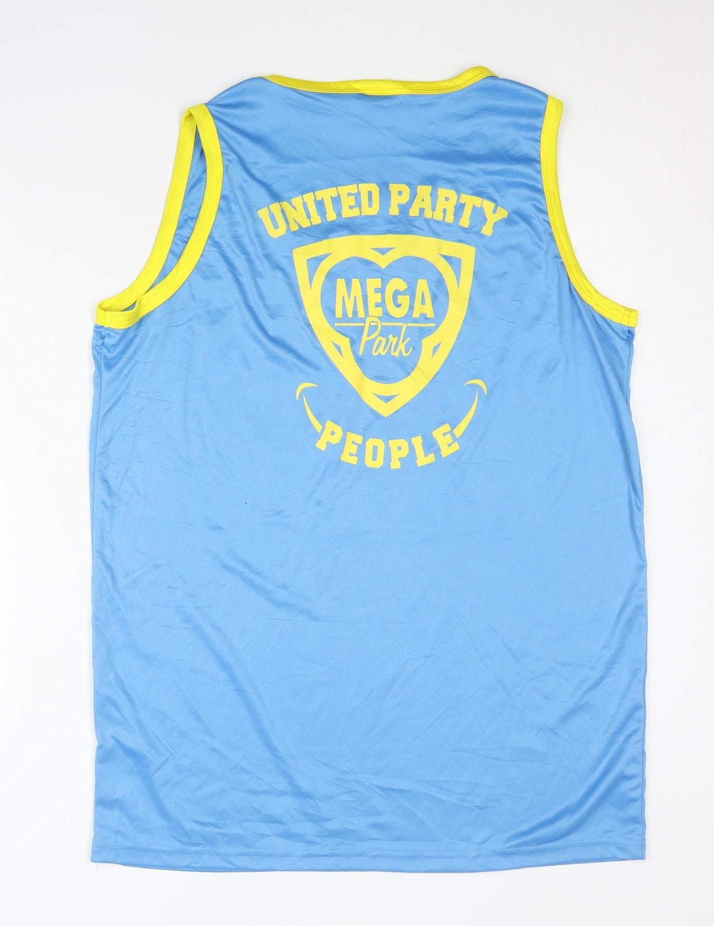 Mega Park Men's Blue Tank XL with Logo Sportswear
