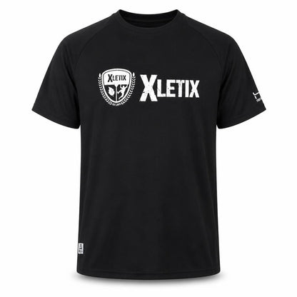 XLETIX Men's Black L Graphic Print T-Shirt