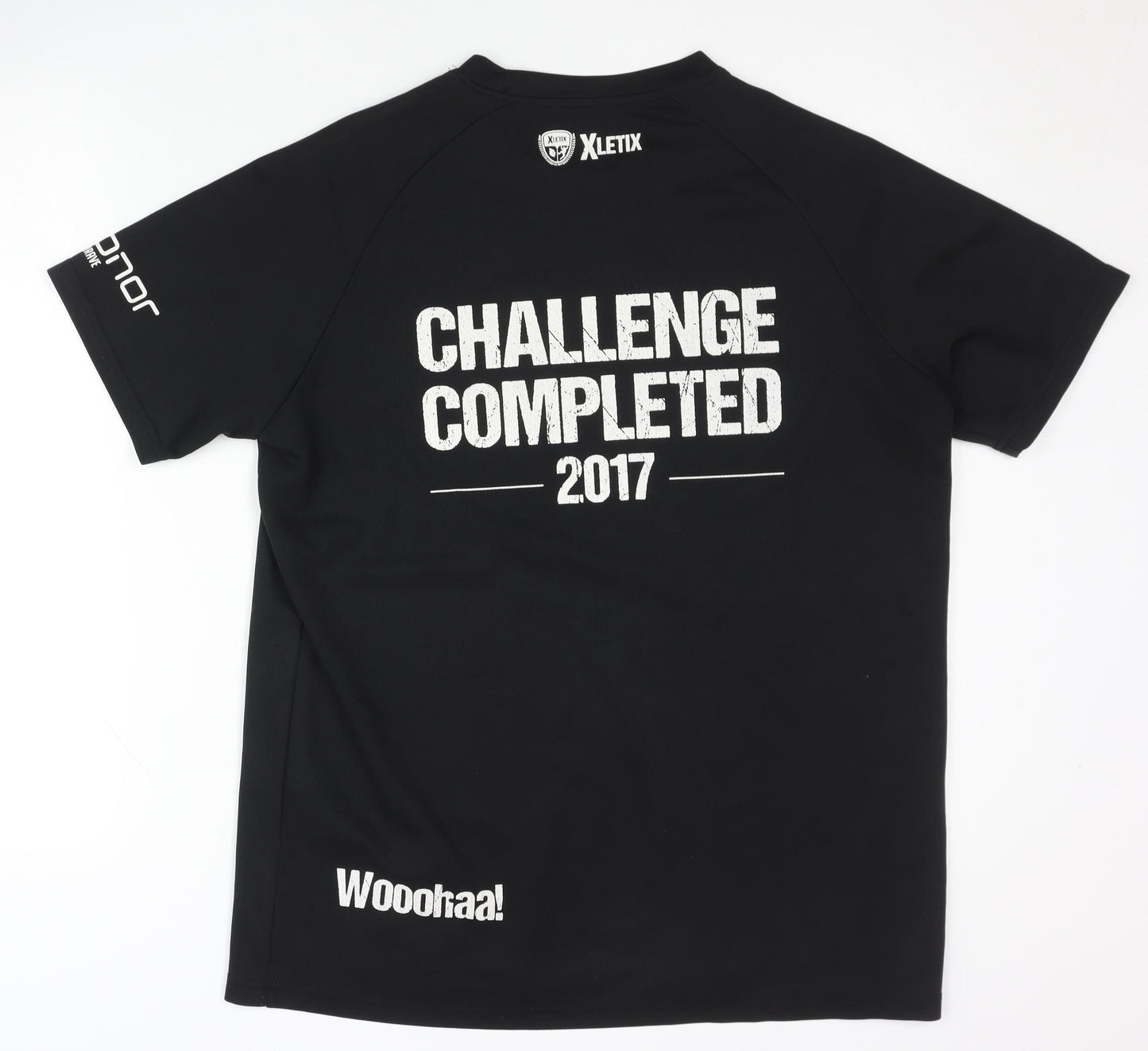 XLETIX Men's Black L Graphic Print T-Shirt