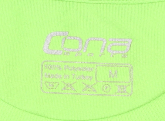 Cona Sports Unisex Green T-Shirt M Jersey Activewear