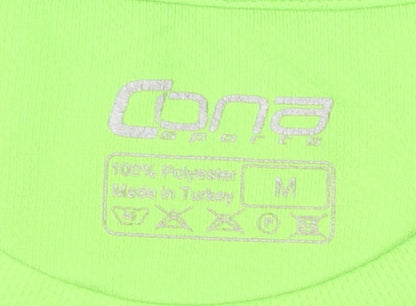 Cona Sports Unisex Green T-Shirt M Jersey Activewear