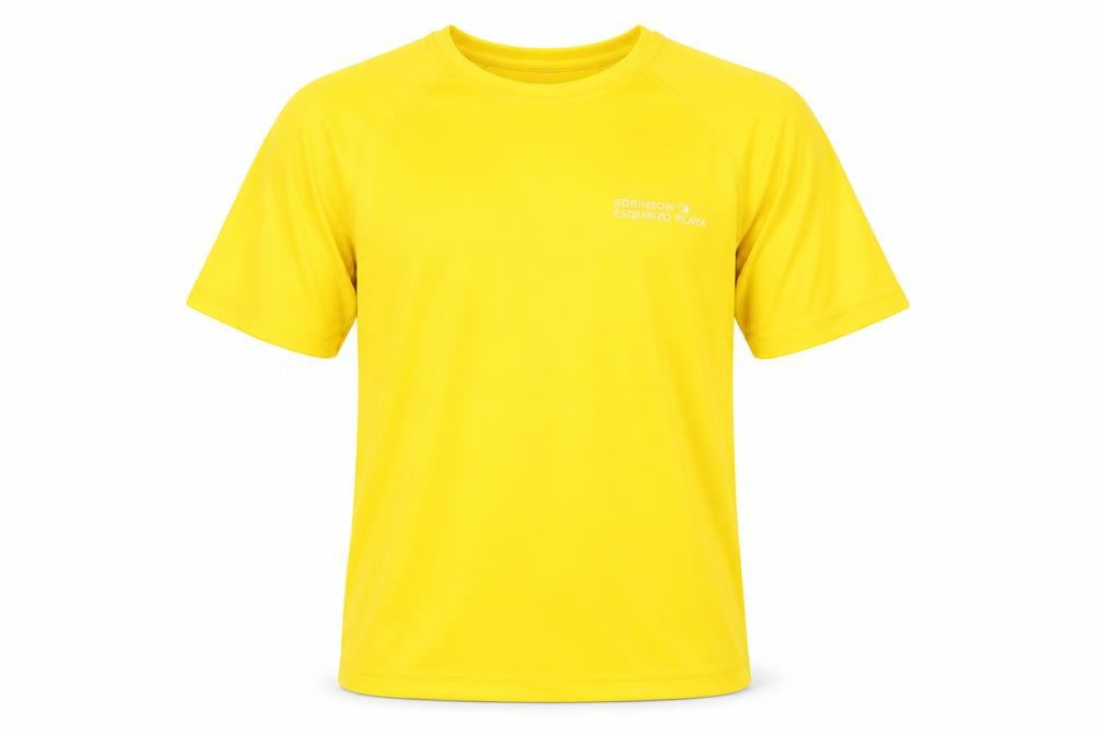 Front view of JHK Yellow Men's M Sport T-Shirt
