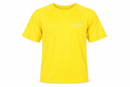 Front view of JHK Yellow Men's M Sport T-Shirt