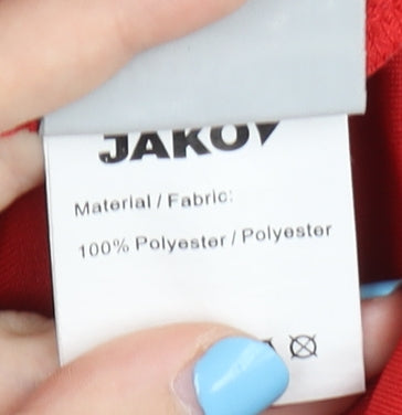 JAKO Men's Red 2XL Football Jersey T-Shirt