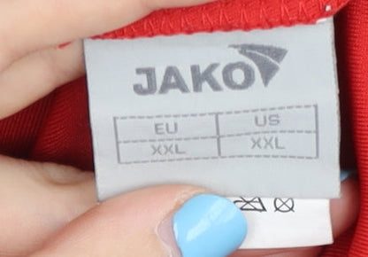 JAKO Men's Red 2XL Football Jersey T-Shirt