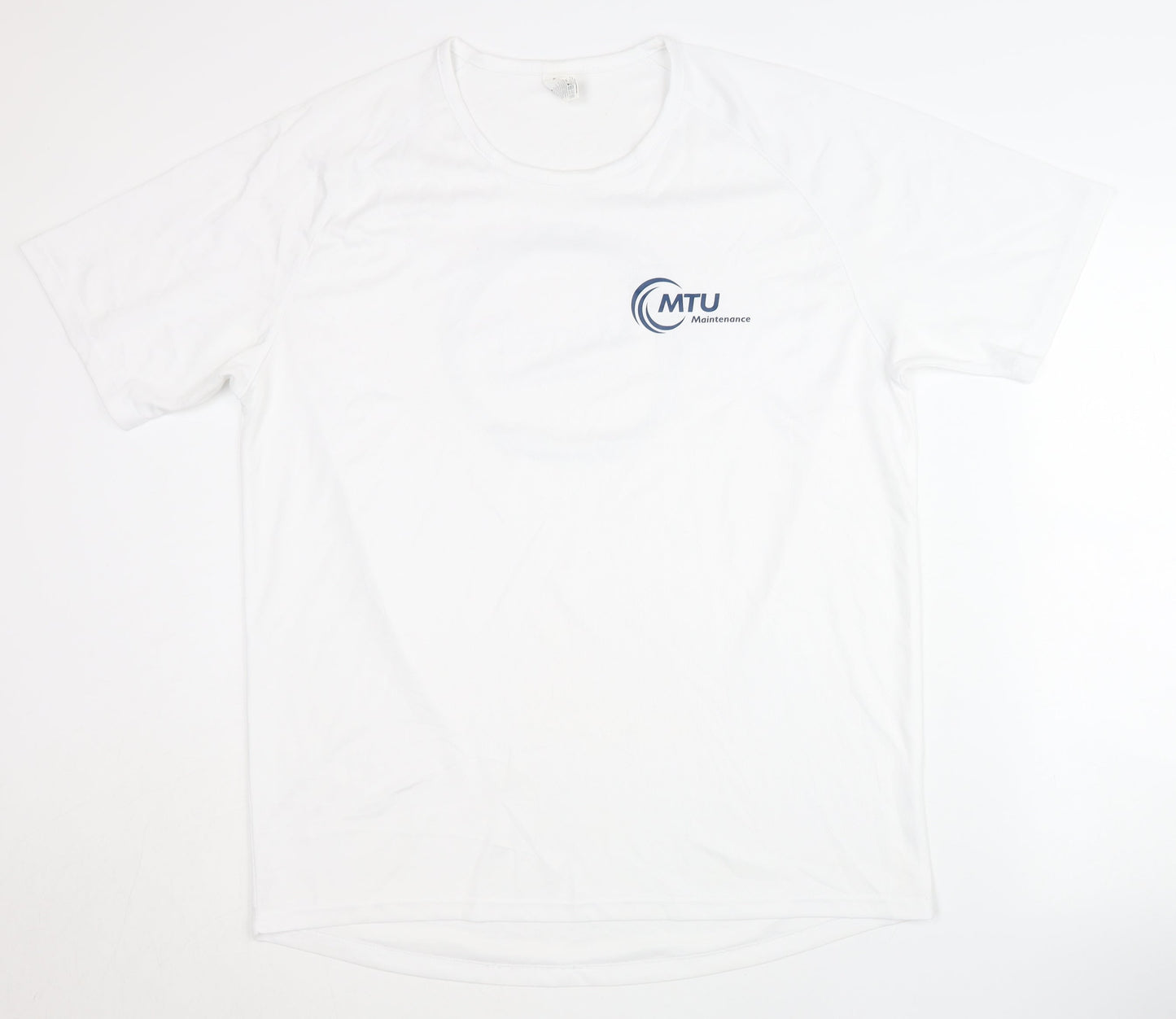 SOL'S Men White XL T-Shirt Logo Graphic