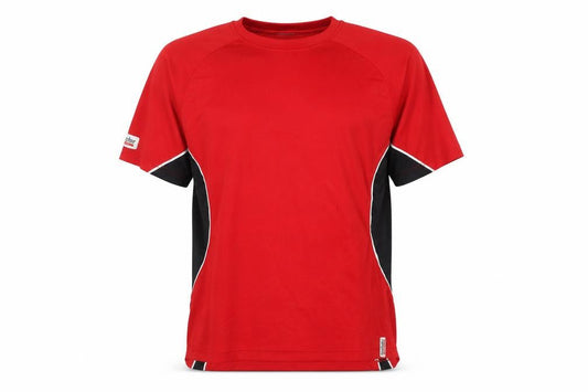 Krombacher Men’s Red T-Shirt, Size L, Polyester