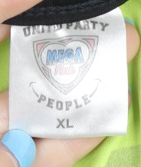 Mega Park Men Green XL Tank Top Graphic Print