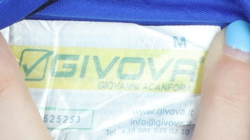 Givova Men's Blue Football Jersey M