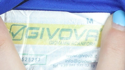 Givova Men's Blue Football Jersey M