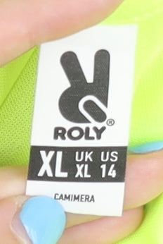 Roly Unisex Yellow XL Triathlon T-Shirt