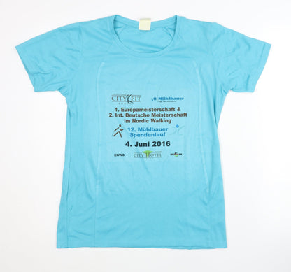 JHK Women's Blue XL Active T-Shirt