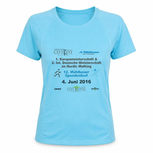 JHK Women's Blue XL Active T-Shirt
