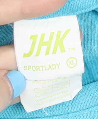 JHK Women's Blue XL Active T-Shirt