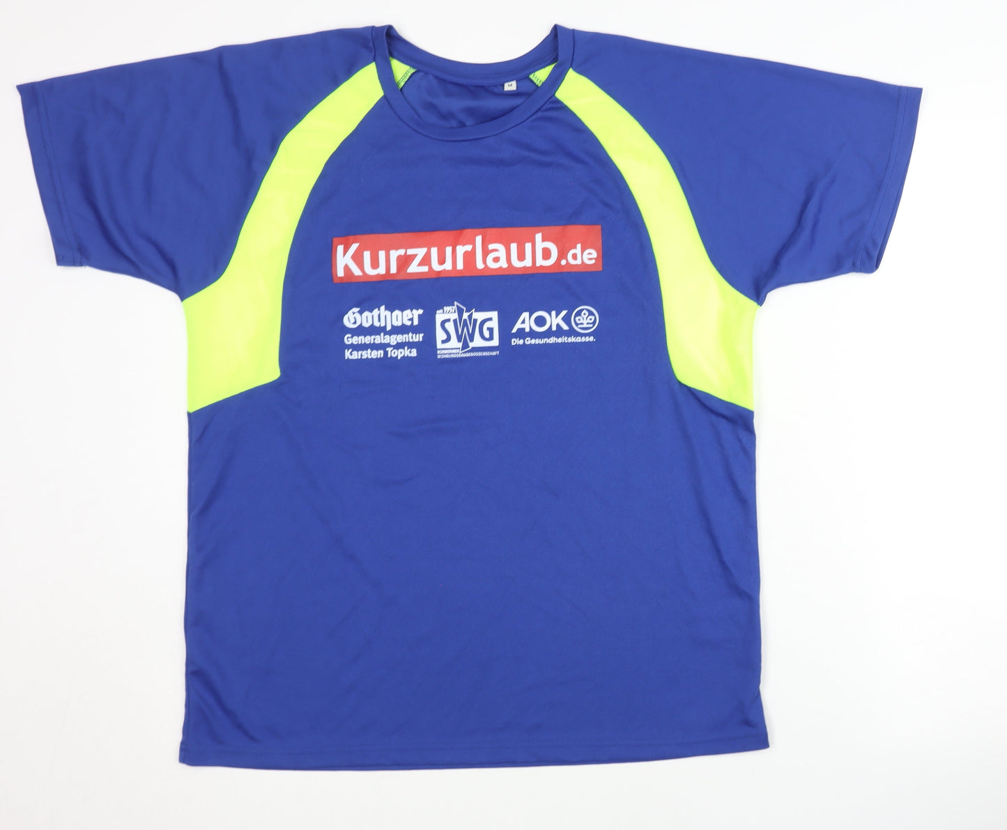 NATH Men's Blue Graphic Running T-Shirt Size M