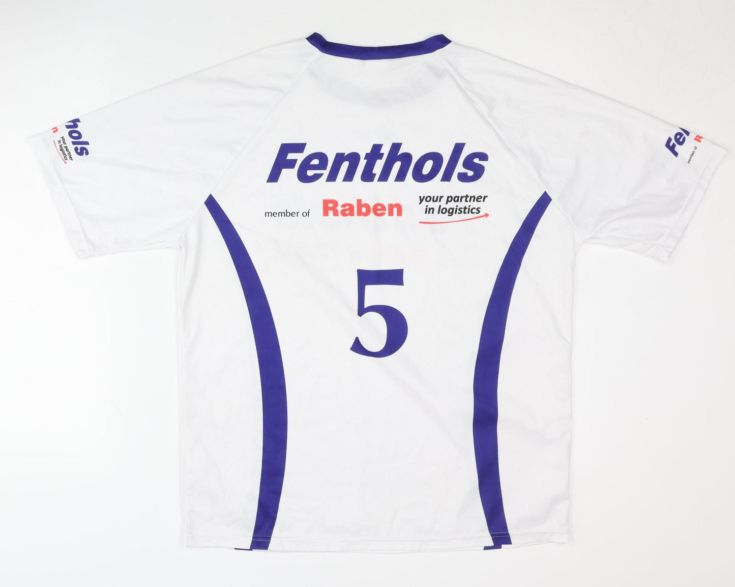 Acton Men's White L Jersey T-Shirt Fenthols