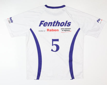 Acton Men's White L Jersey T-Shirt Fenthols