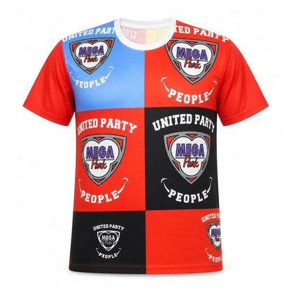 Mens UK Size XL MEGA Park Multicoloured  T-Shirt